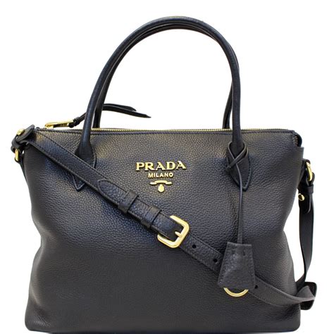 black prada bag leather|authentic Prada leather handbags.